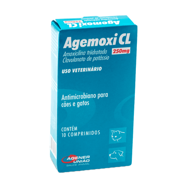 AGEMOXI CL 250MG C/10COM