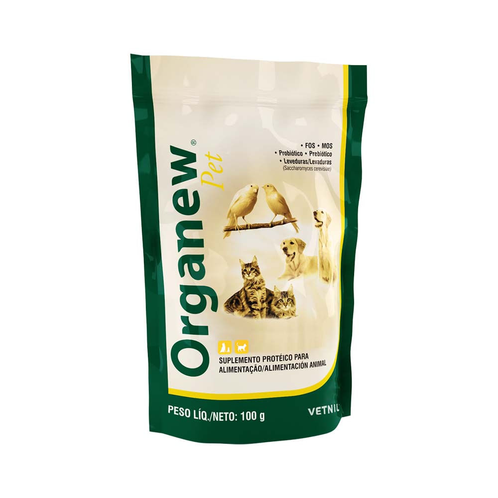 Organew Pet Probiótico para Animais 100g